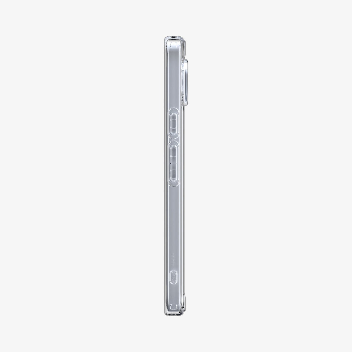 ACS09715 - Pixel 10 / Pixel 10 Pro Case Ultra Hybrid in crystal clear showing the side