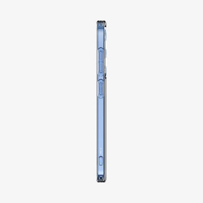 ACS08974 - Galaxy S25 Plus Case Liquid Crystal in Crystal Clear showing the side