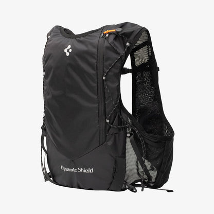 AMP10224 - Dynamic Shield™ Running Vest | A721 M-L in Black showing the back and partial inner.