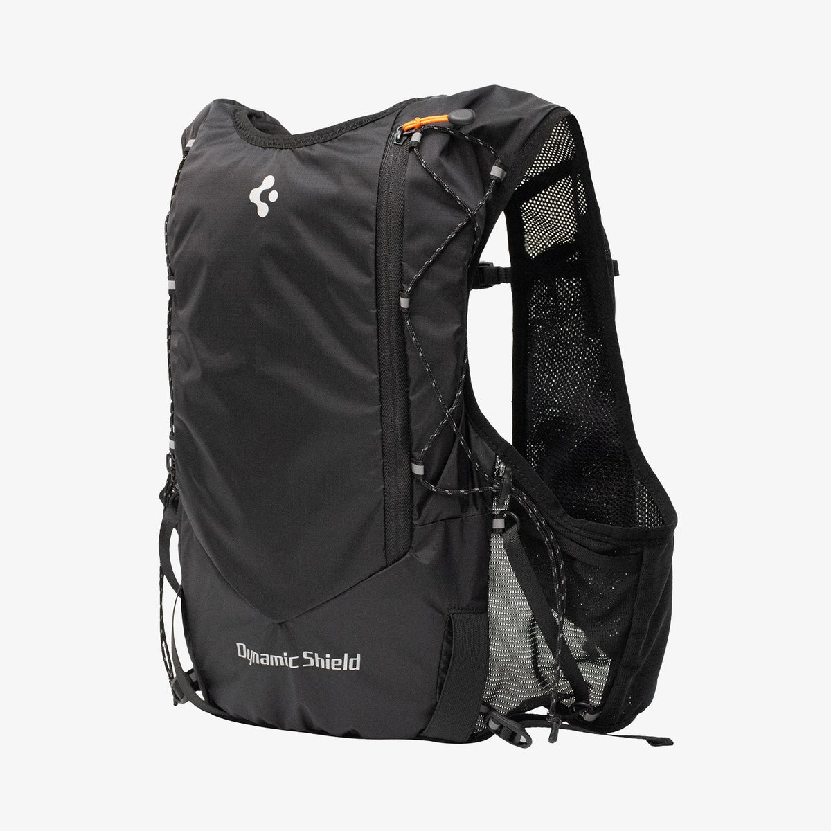 AMP10225 - Dynamic Shield™ Running Vest | A721 L-XL in Black showing the back and partial inner