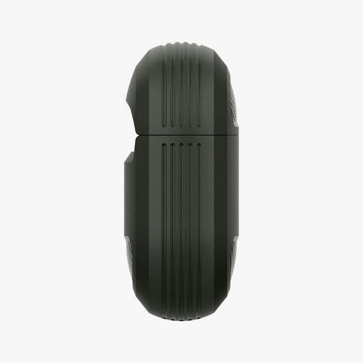 ASD01979 - Apple AirPods 3 Case Rugged Armor in military green showing the side