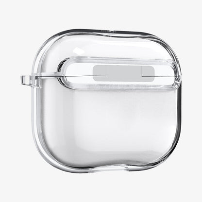 ASD01981 - Apple AirPods 3 Case Ultra Hybrid in crystal clear showing the back and side