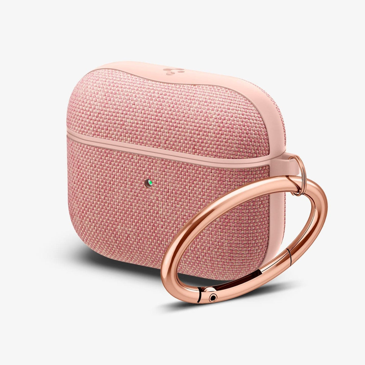 ASD02112 - Apple AirPods 3 Case Urban Fit in rose gold showing the front, side and carabiner