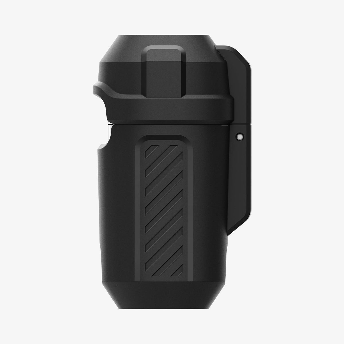 ACS09020 - AirPods 4 Case Lock Fit in Matte Black showing the side