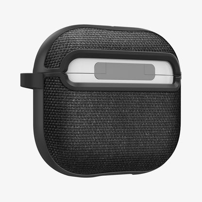 ACS08648 - AirPods 4 Pro / AirPods 4 Case Urban Fit in Black showing the back and partial side