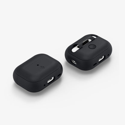 ACS05810 - Apple AirPods Pro 2 Case Silicone Fit + green strap showing the front, back and sides