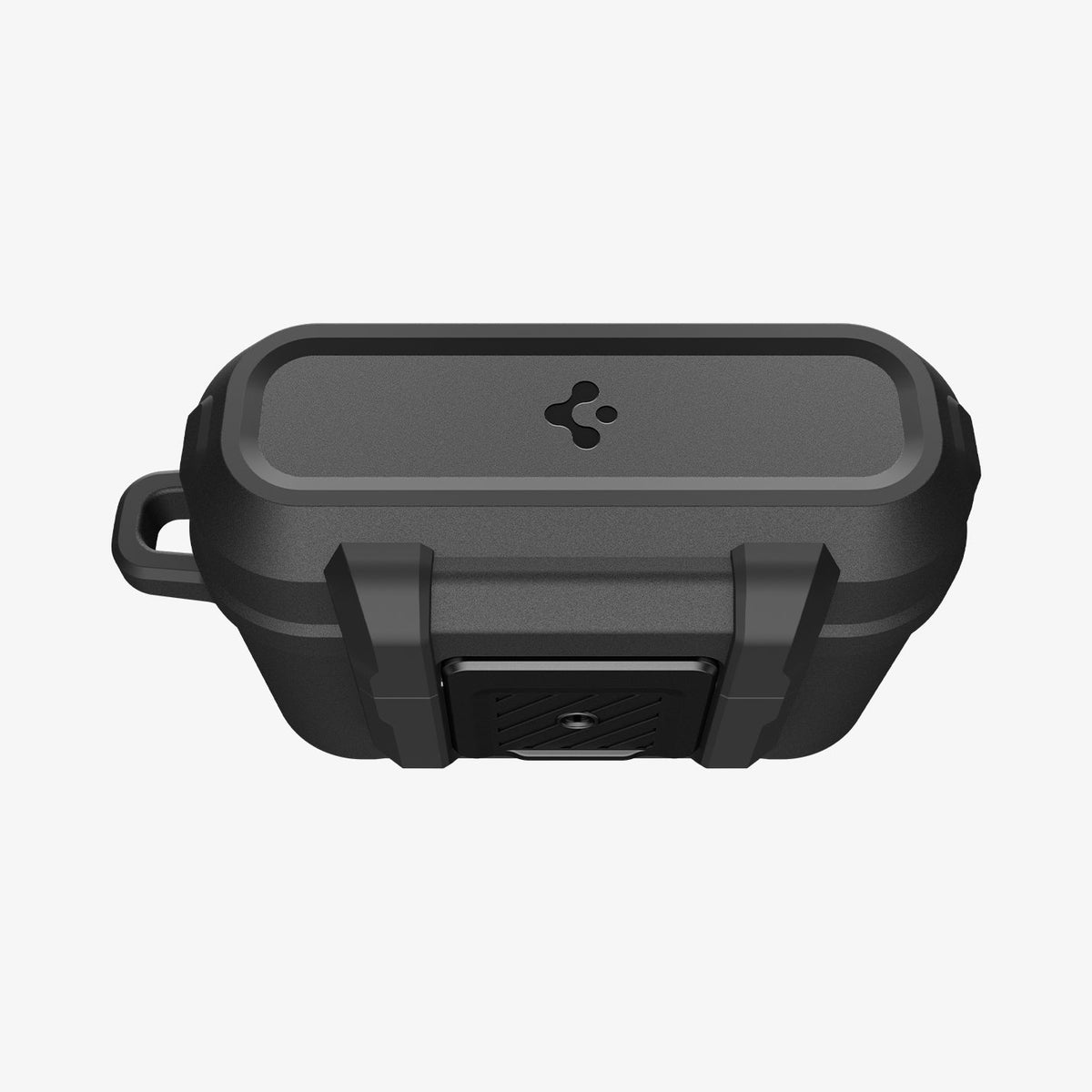 ACS09825 - AirPods Pro 3 Lock Fit in Matte Black showing top of the case