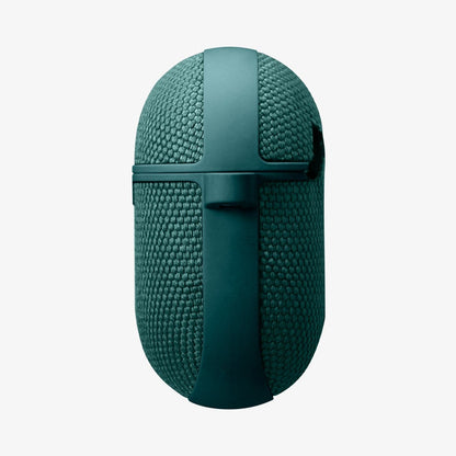 ASD00825 - Apple AirPods Pro Case Urban Fit in midnight green showing the side
