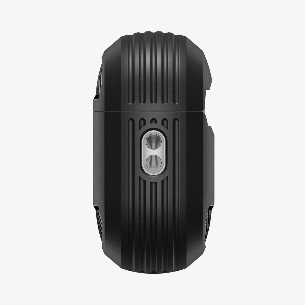 ACS09822 - AirPods Pro 3 Rugged Armor in Matte Black showing the side