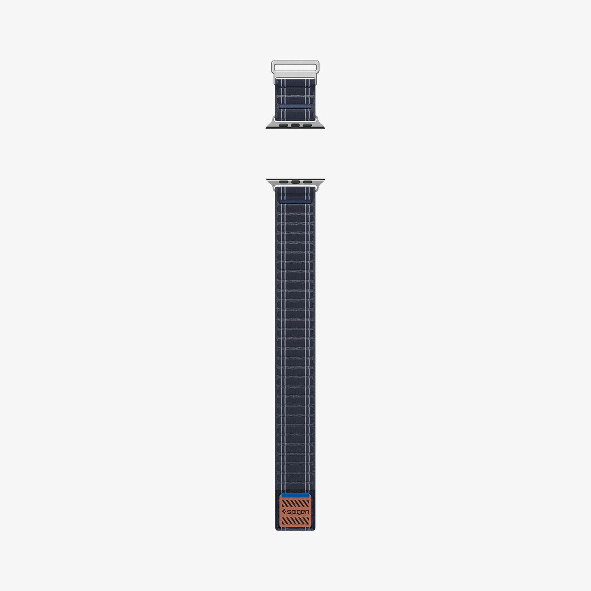 AMP10143 - Apple Watch 10/11 (46mm) WBF0 in Navy showing the band laid out flat