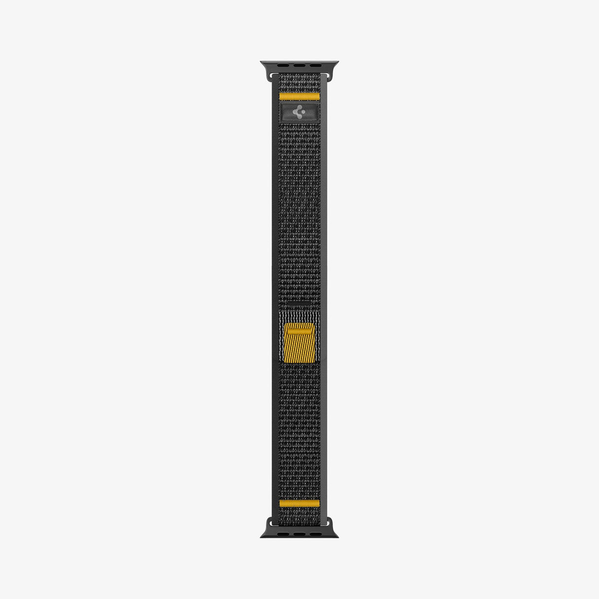 AMP09033 - Apple Watch 10 (46mm) Athlex Air in Active Black showing the band laid out