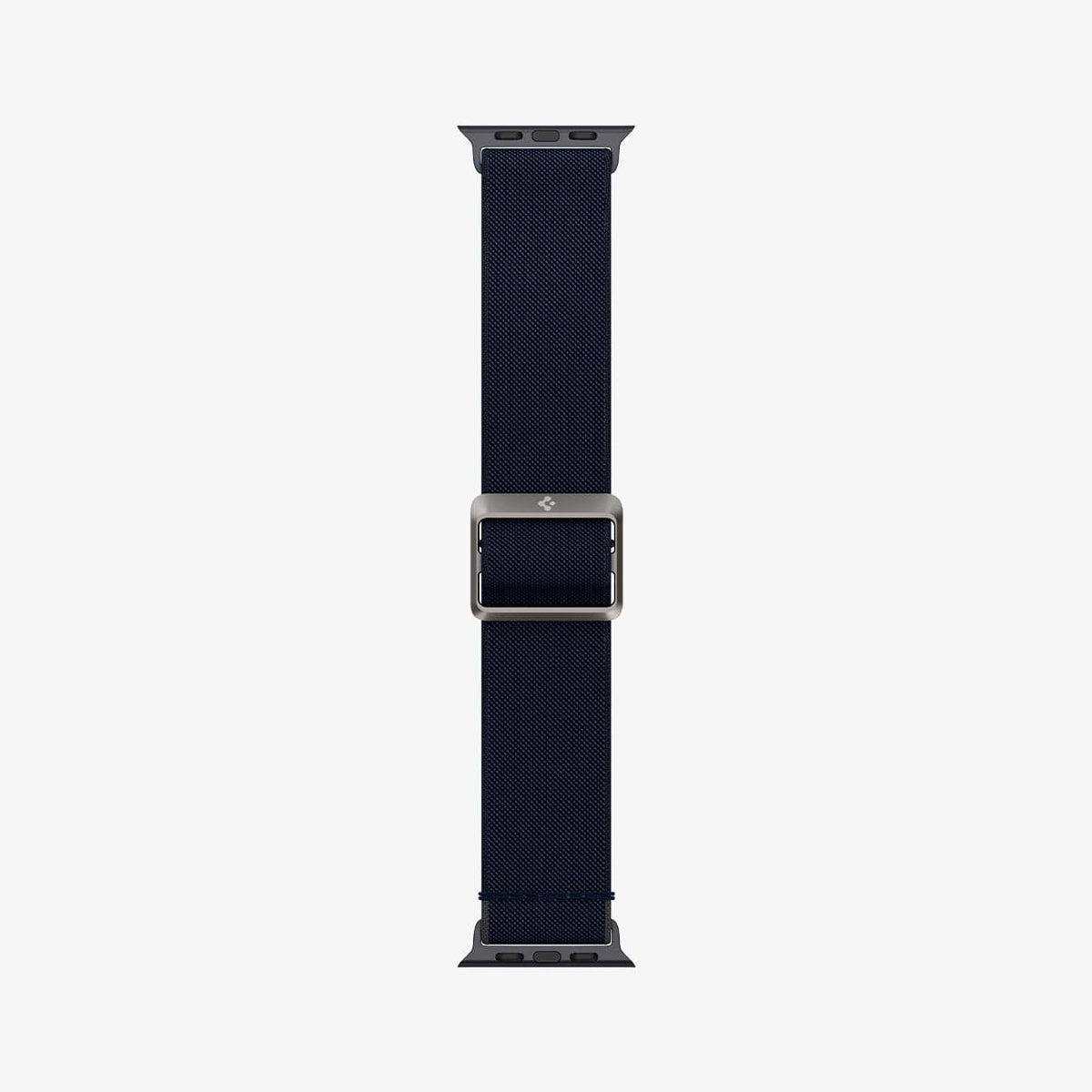 AMP02291 - Apple Watch Series (Apple Watch (41mm)/Apple Watch (38mm)) Watch Band Lite Fit in navy showing the watch band laid out flat