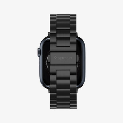 062MP25403 - Apple Watch Ultra 3/2/Ultra 49mm, Series 11/10 46mm, 9/8/7 45mm, SE3/SE2/SE/6/5/4 44mm, 3/2/1 42mm Modern Fit Black showing back