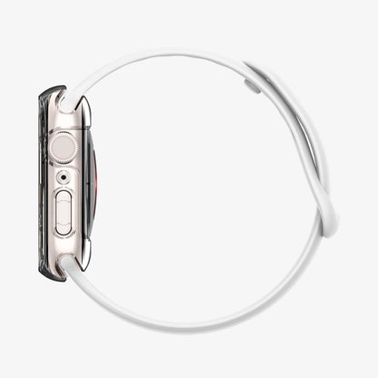 ACS04613 - Apple Watch Series (41mm) Case Ultra Hybrid in crystal clear showing the side