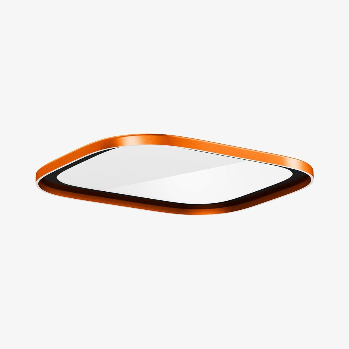 AGL06162 - Apple Watch Ultra (Apple Watch (49mm)) Screen Protector Glas.tR Slim Pro in orange showing the screen protector