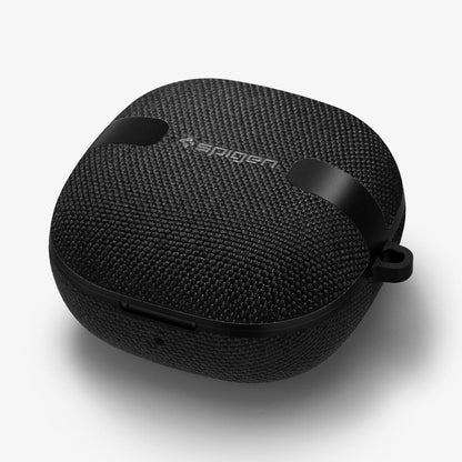 ASD01278 - Galaxy Buds 2 Pro / 2 / Pro / Live Case Urban Fit in black showing the top and front