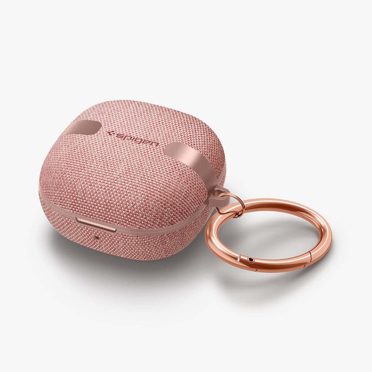 ASD01443 - Galaxy Buds 2 Pro / 2 / Pro / Live Case Urban Fit in bronze showing the front, top and side with carabiner