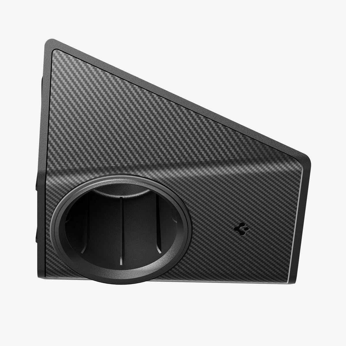ACP09182 - Tesla cybertruck Charging Adapter Door Dock CO252 in Black showing the side zoomed in