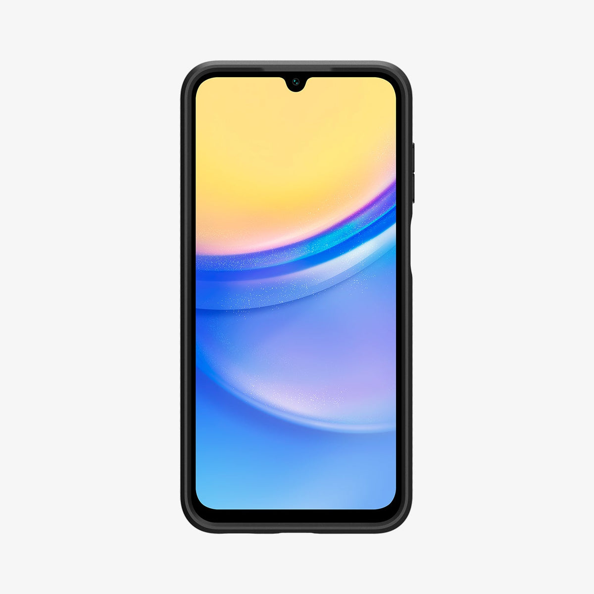 ACS07246 - Galaxy A15 5G Case Liquid Air in Matte Black showing the front