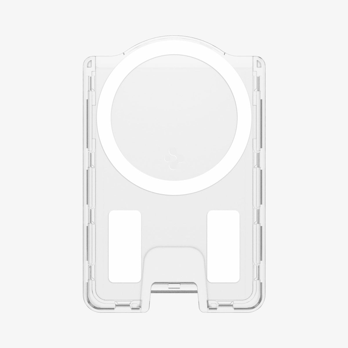 AFA09206 - Galaxy S25 Series Ultra Hybrid MagFit Wallet (MagFit) in Crystal Clear showing the front