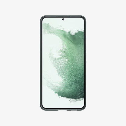 ACS04388 - Galaxy S22 5G Case AirSkin in abyss green showing the front