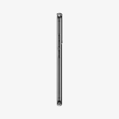 ACS03984 - Galaxy S22 5G Case Liquid Crystal in crystal clear showing the side with volume controls