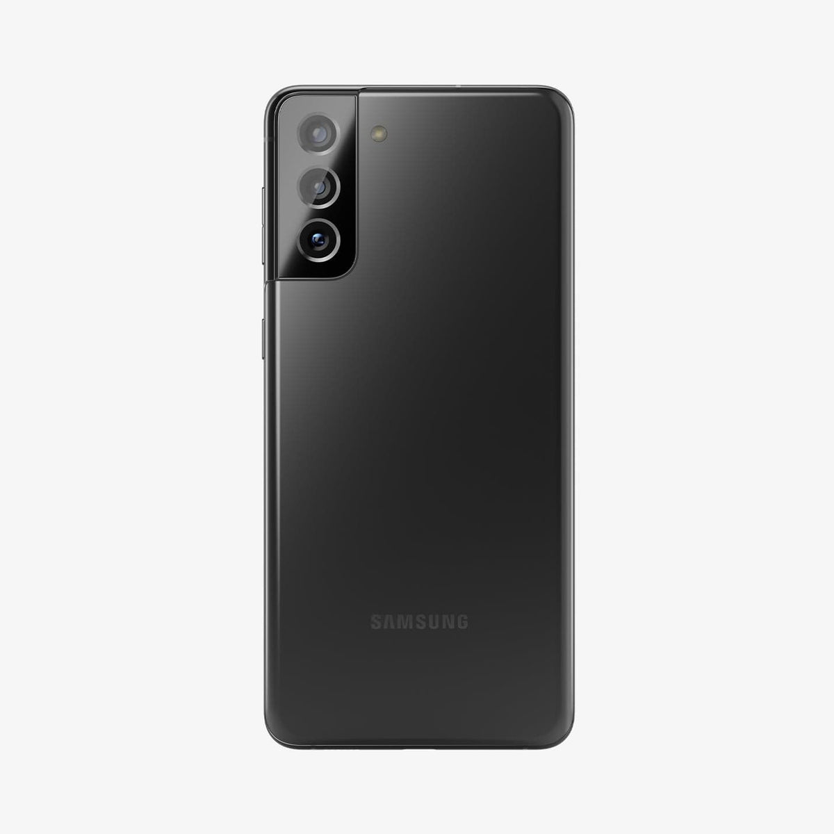 AGL04146 - Galaxy S22 5G Galaxy S22 Plus 5G Optik Lens Protector in black shown on phone camera lens back