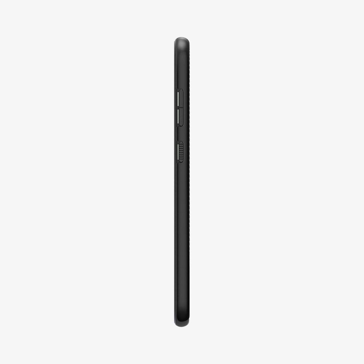 ACS05674 - Galaxy S23 Plus Case Neo Hybrid in black showing the side with volume controls