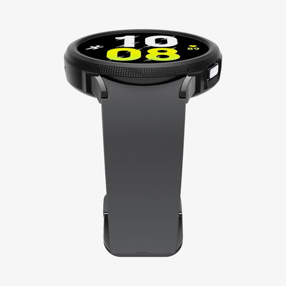 ACS03138 - Galaxy Watch 5/4 (44mm) Case Liquid Air in matte black showing the bottom and partial front