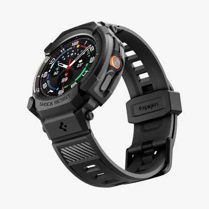 ACS10013 - Galaxy Watch 8 Rugged Armor Pro showing the front, side and bottom
