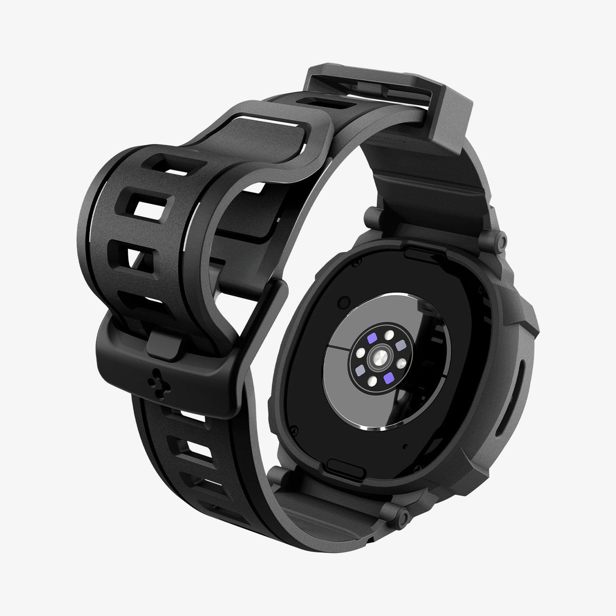 ACS10007 - Galaxy Watch 9 (44mm) Rugged Armor Pro showing the front, side and bottom