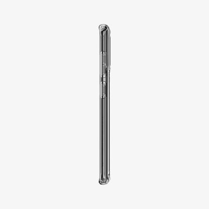 ACS00792 - Galaxy S20 Ultra Hybrid Case in crystal clear showing the side