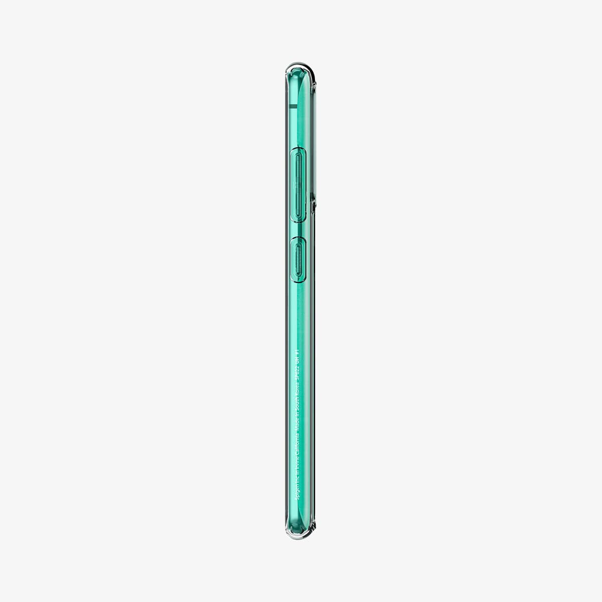 ACS01848 - Galaxy S20 FE Ultra Hybrid Case in crystal clear showing the side
