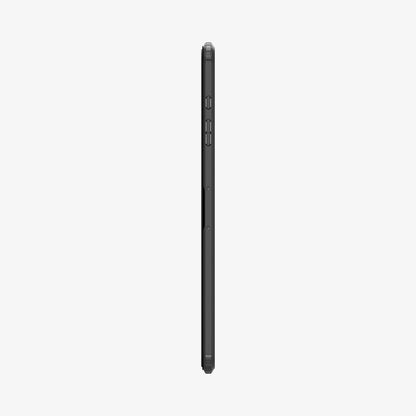 ACS07076 - Galaxy Tab S9 Plus Case Ultra Hybrid Pro in black showing the side with volume controls