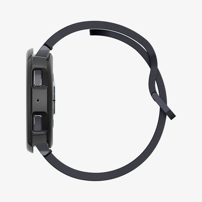 ACS06393 - Galaxy Watch 6 (40mm) Case Liquid Air in matte black showing the side