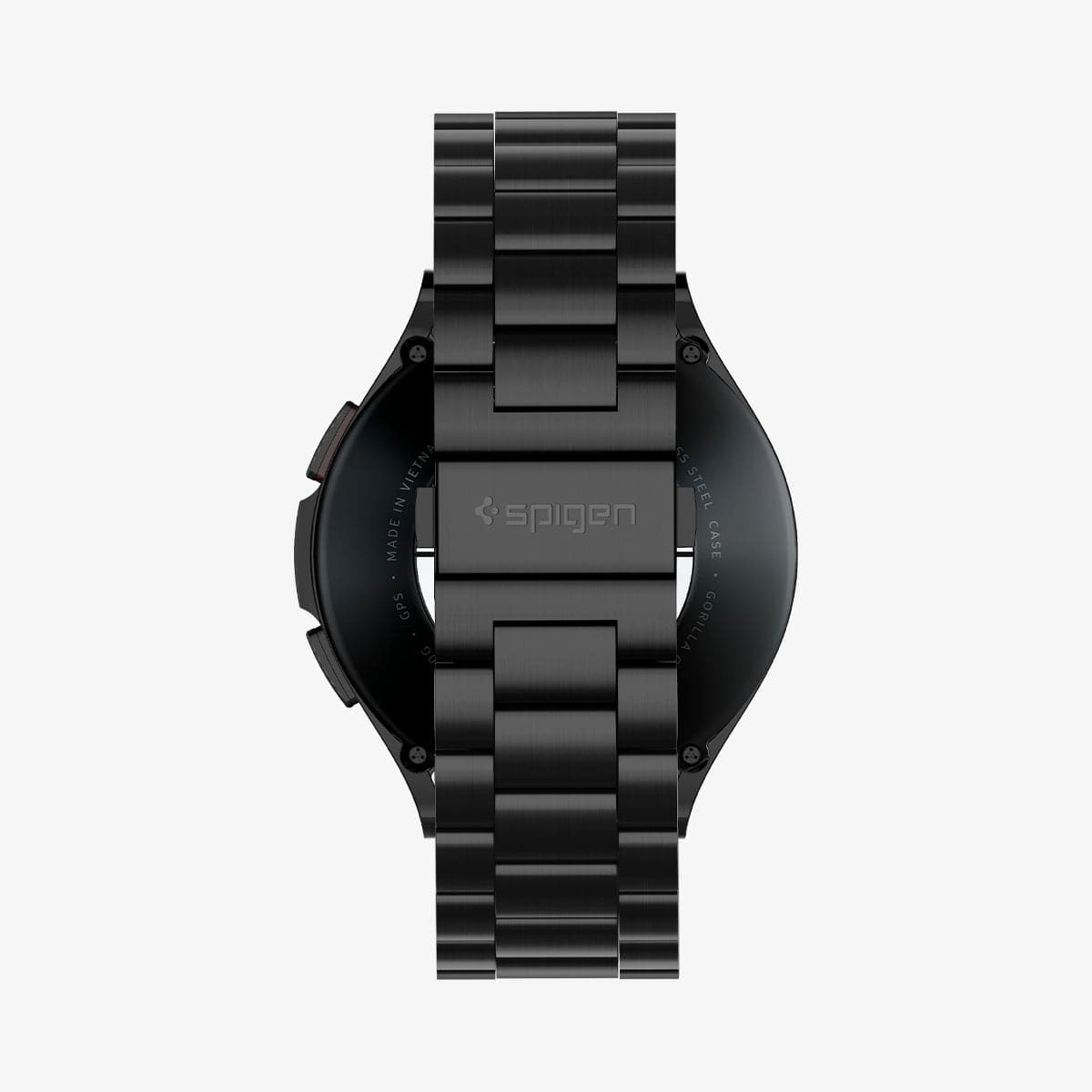 600WB24980 - Galaxy Watch Band (20mm) Modern Fit in black showing the back