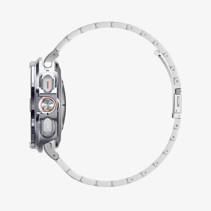 ACS08828 - Watch Ultra (47mm) Case Bezel Tune Pro in Silver showing the side