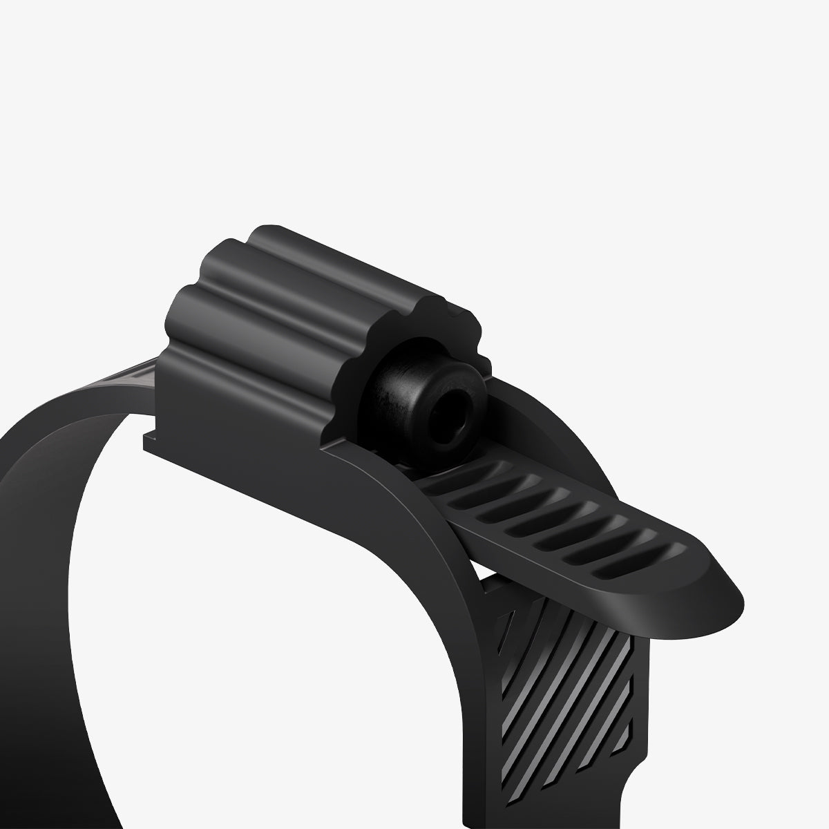 000MP25057 - Gearlock MS100 Bike Mount Stem / Handlebar in black showing the bottom of mount wrap