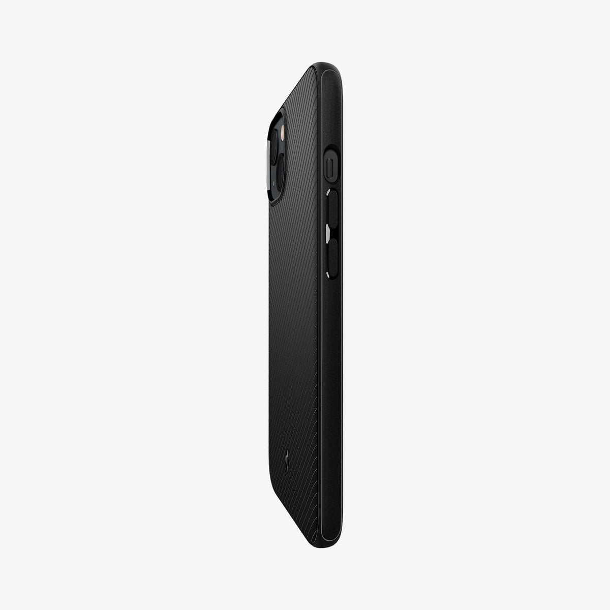 ACS03680 - iPhone 13 Mini Case Mag Armor in black showing the side and partial back
