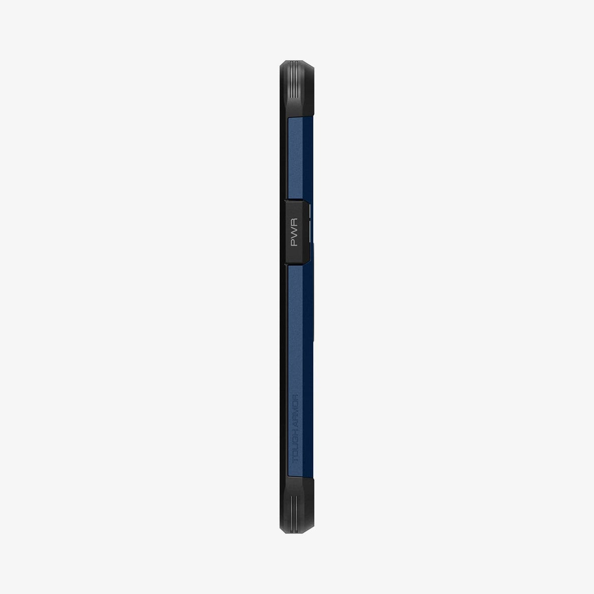 ACS03333 - iPhone 13 Mini Case Tough Armor in navy blue showing the side