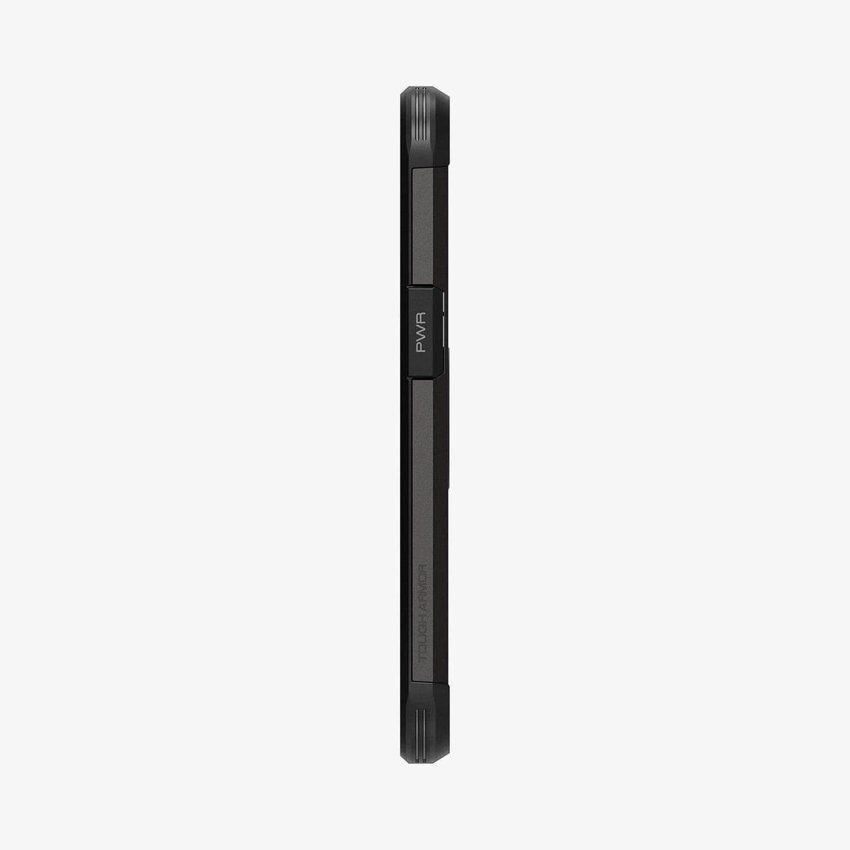 ACS03330 - iPhone 13 Mini Case Tough Armor in gunmetal showing the side