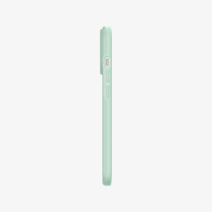 ACS03493 - iPhone 13 Pro Case Thin Fit in apple mint showing the side with volume controls