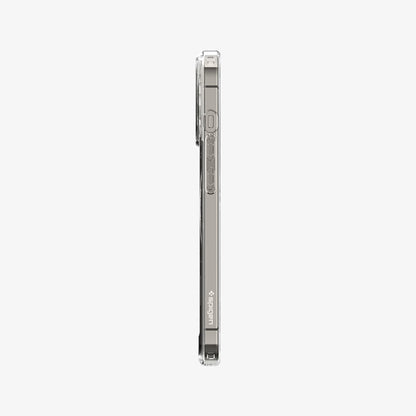 ACS03268 - iPhone 13 Pro Case Ultra Hybrid Mag Safe Compatible in black showing the side with volume controls