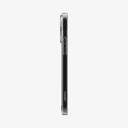 ACS04826 - iPhone 14 Pro Max Case Ultra Hybrid (MagFit) in graphite showing the side with volume controls