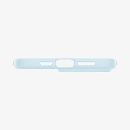 ACS06693 - iPhone 15 Pro Case Thin Fit in mute blue showing the bottom