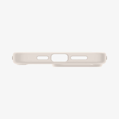 ACS07214 - iPhone 15 Pro Ultra Hybrid Case in Natural Titanium showing the bottom