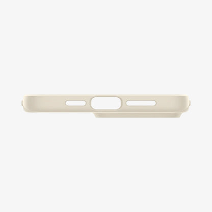ACS06551 - iPhone 15 Pro Max Case Thin Fit in mute beige showing the bottom