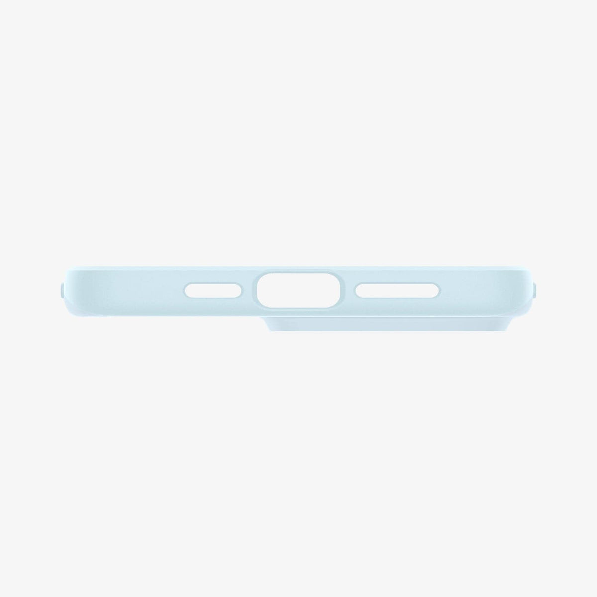 ACS06550 - iPhone 15 Pro Max Case Thin Fit in mute blue showing the bottom