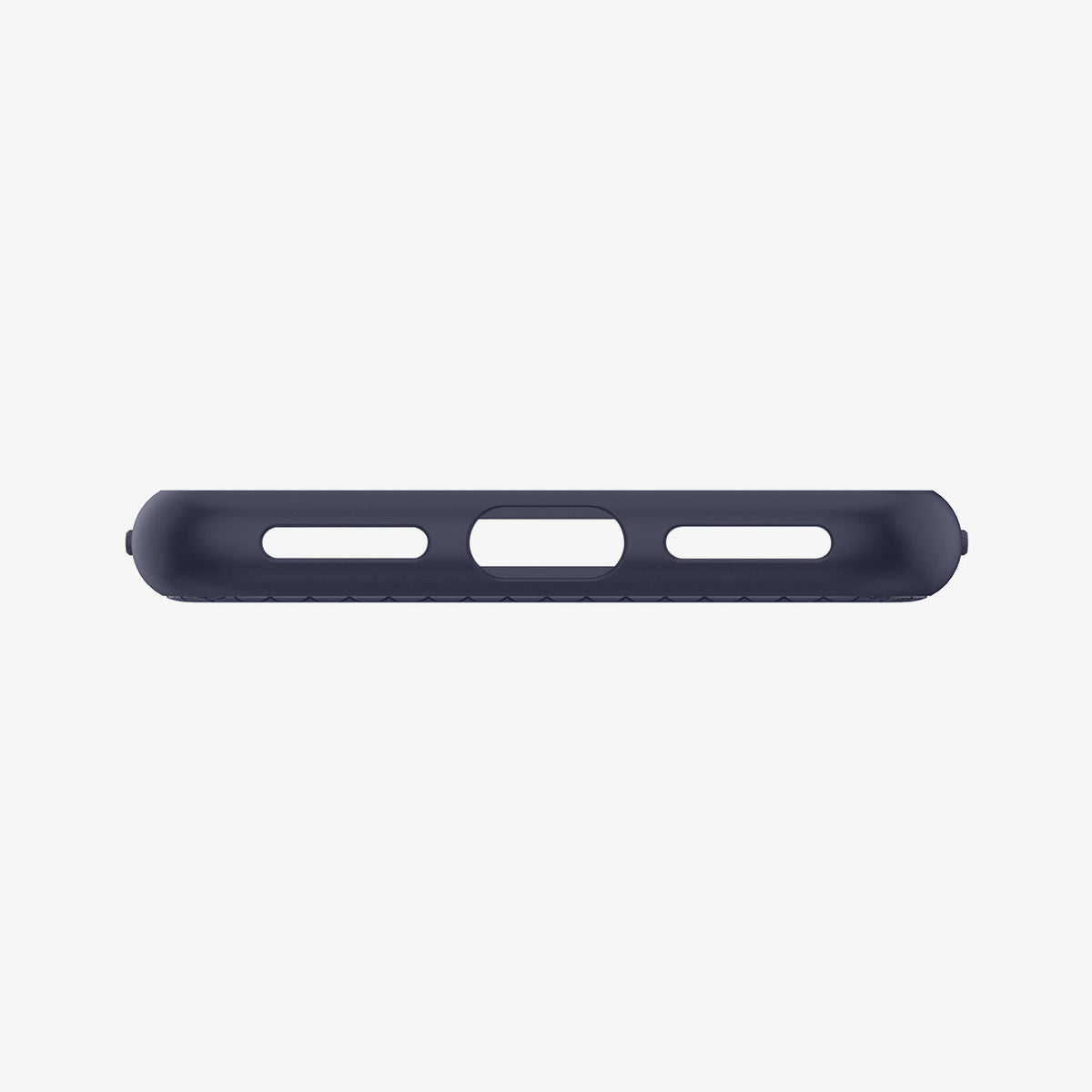 042CS21189 - iPhone SE Liquid Air case in midnight blue showing the bottom