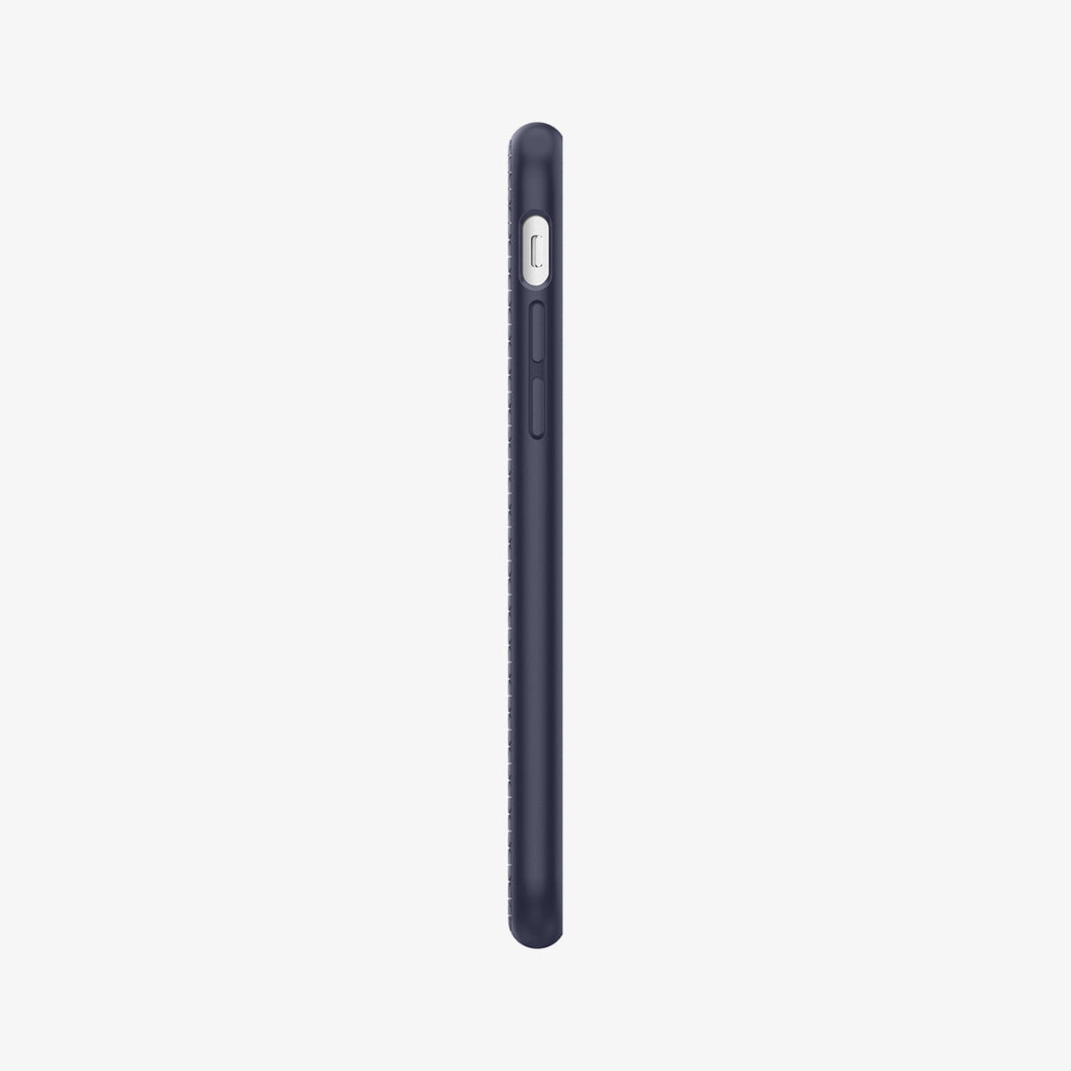 042CS21189 - iPhone SE Liquid Air case in midnight blue showing showing the side